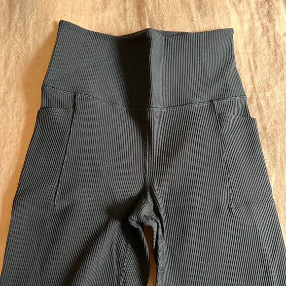 Athleta Salutation Stash Rib Flare Pant - Picture 3 of 4